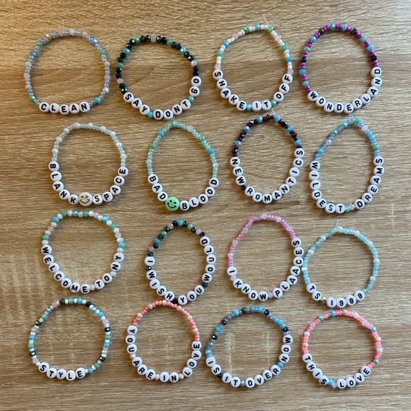 Taylor Swift Jewelry - 16 Taylor Swift friendship bracelets 1989